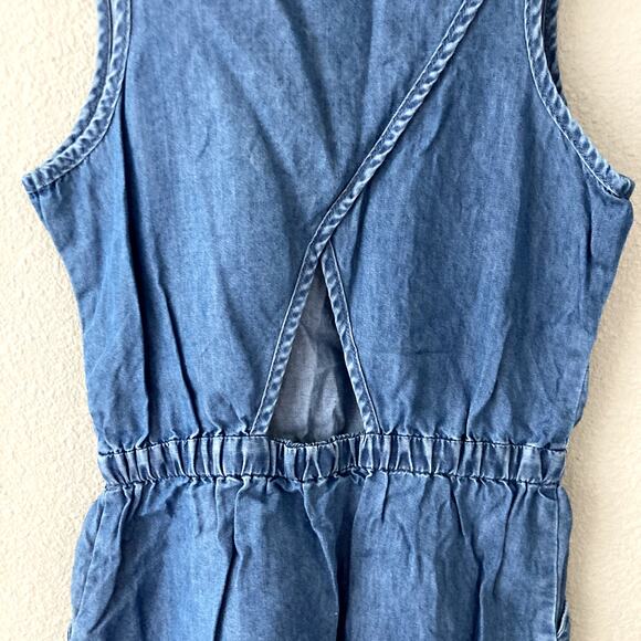 Rockets of Awesome Chambray Tank Dress - Blue - 6 - Picture 5 of 9